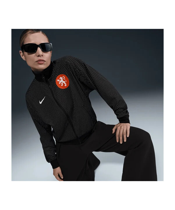 dámská bunda nike netherlands anthem černá f010