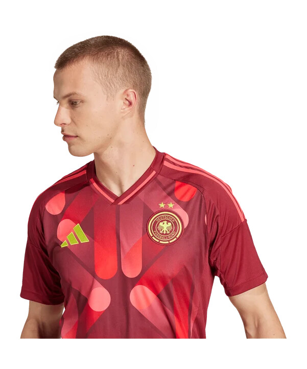 venkovní dres adidas dfb německo pro euro 2025 červený