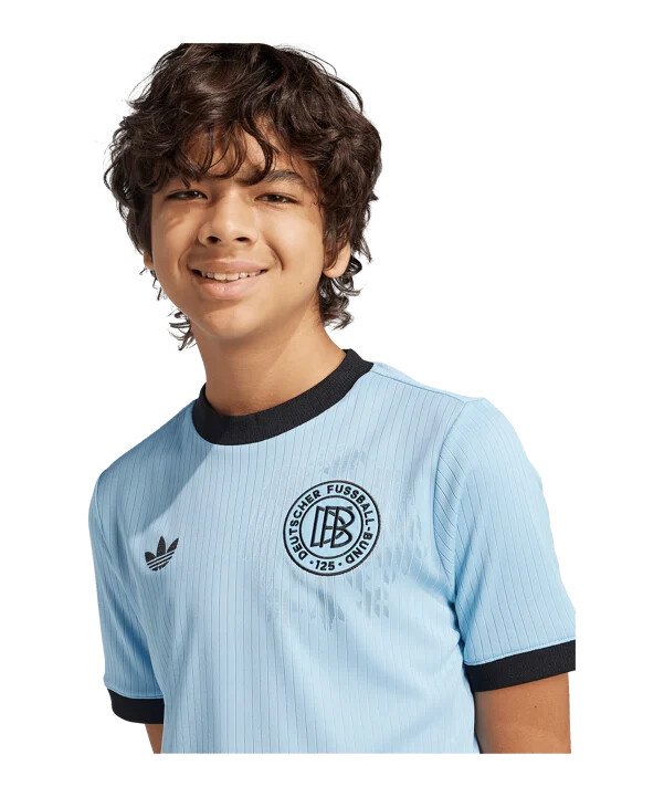 dětský brankářský dres adidas dfb německo k 125. výročí modrý