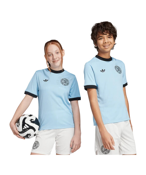 dětský brankářský dres adidas dfb německo k 125. výročí modrý