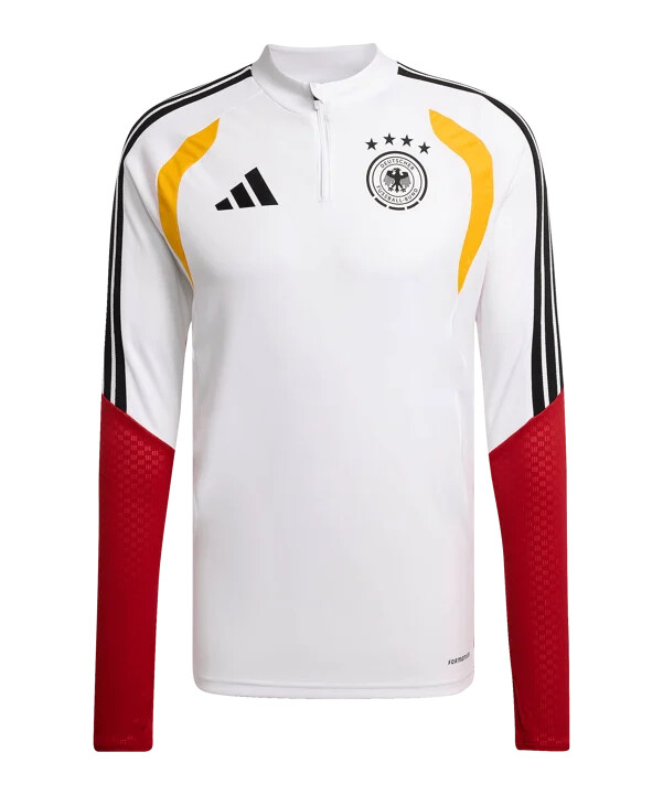 tréninkový top adidas dfb germany tiro na zip bílý