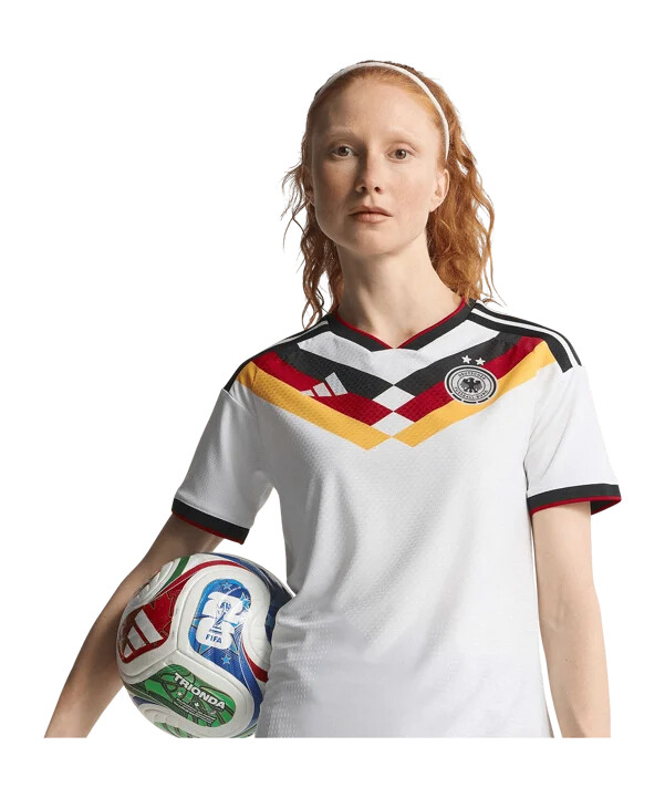 dámský autentický domácí dres adidas dfb germany pro mistrovství světa 2026 2 hvězdičky bílý