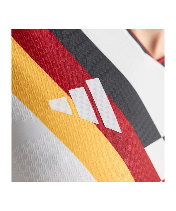 adidas dfb německo autentický domácí dres s dlouhým rukávem na mistrovství světa 2026 bílý