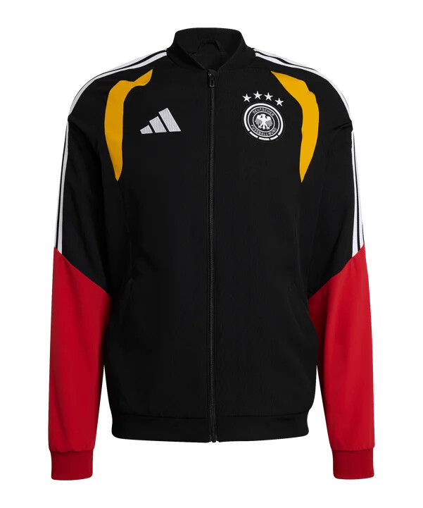 adidas dfb německo tiro prezentační bunda Černá