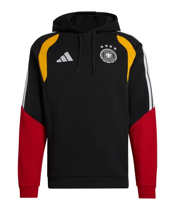 mikina s kapucí adidas dfb germany tiro černá