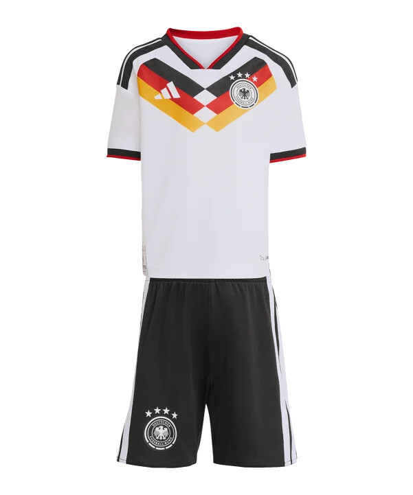 dětský dres adidas dfb německo pro domácí zápas mistrovství světa 2026 bílý