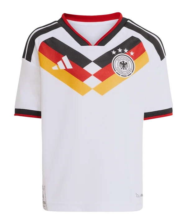 dětský dres adidas dfb německo pro domácí zápas mistrovství světa 2026 bílý