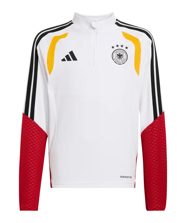 dětský top adidas dfb germany tiro na zip bílý