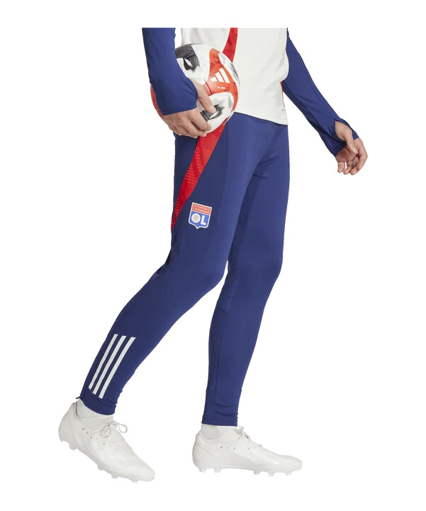 tréninkové kalhoty adidas olympique lyon modré