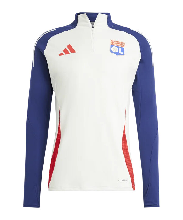 mikina adidas olympique lyon bílá