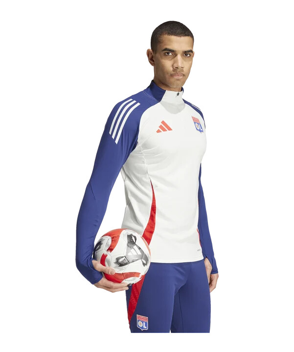 mikina adidas olympique lyon bílá