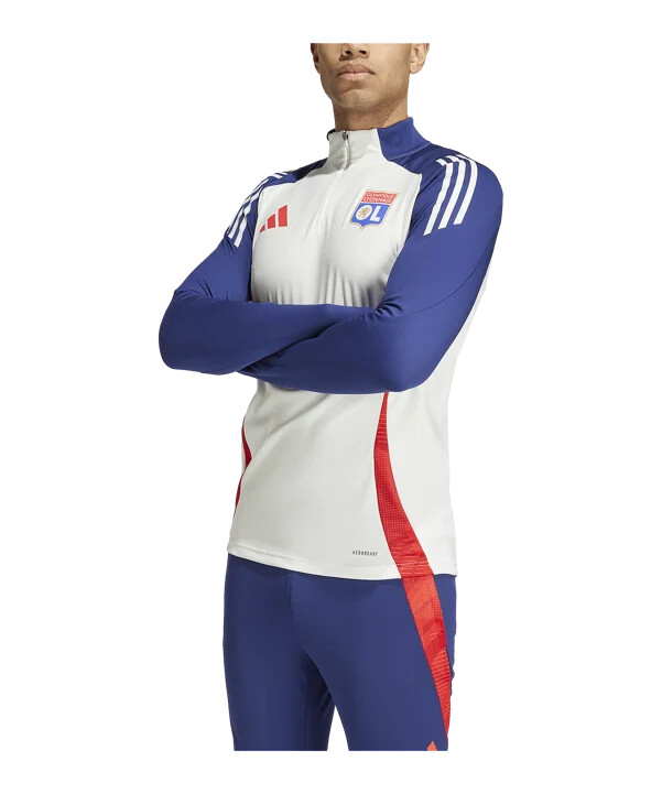 mikina adidas olympique lyon bílá
