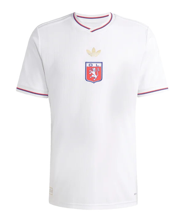 adidas olympique lyon 75 dres bílý