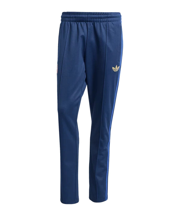 adidas olympique lyon 75 tréninkové kalhoty modré