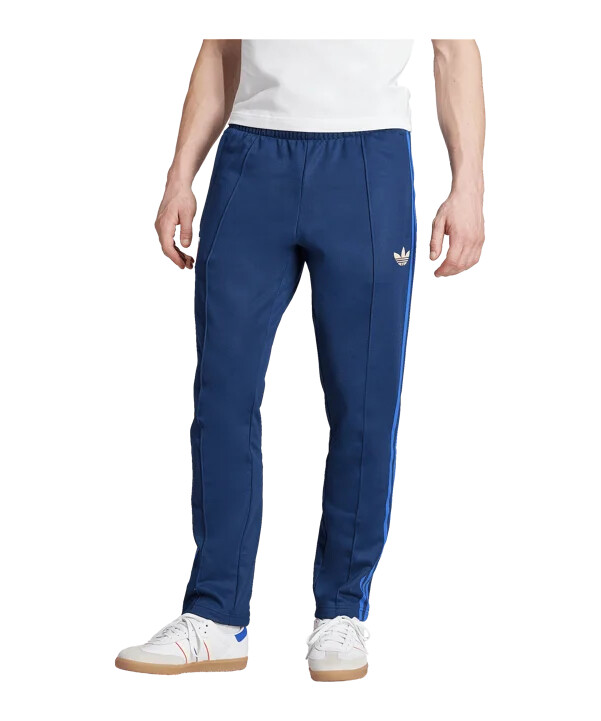adidas olympique lyon 75 tréninkové kalhoty modré