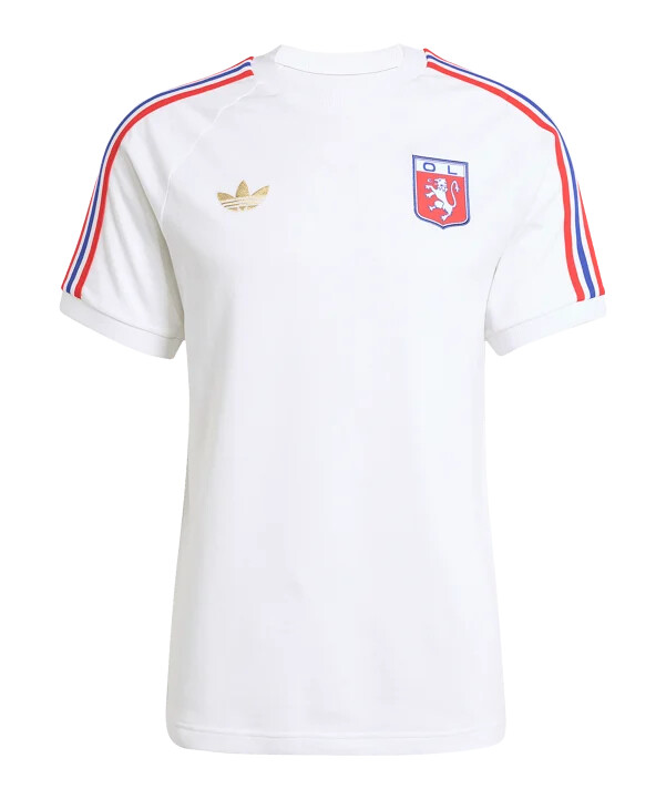 bílé tričko adidas olympique lyon 75