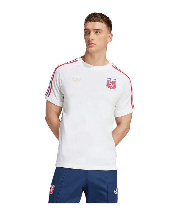 bílé tričko adidas olympique lyon 75