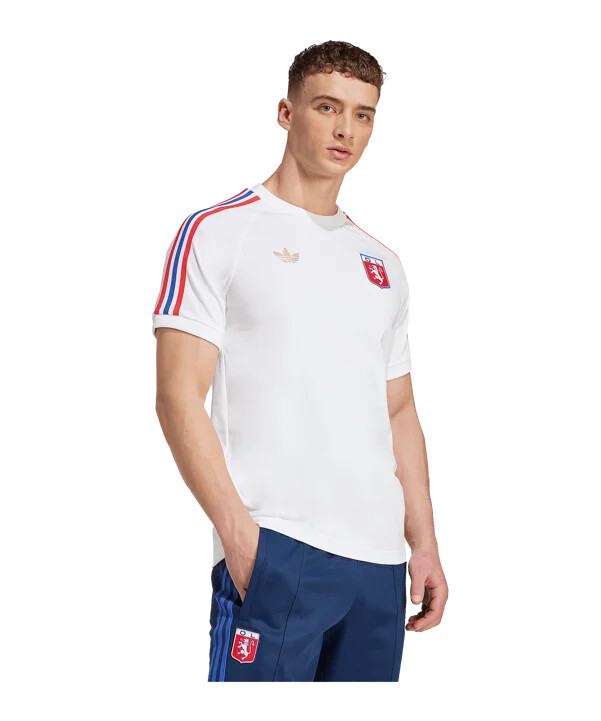 bílé tričko adidas olympique lyon 75