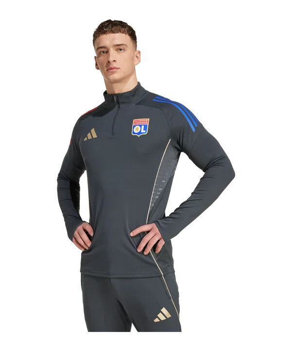 mikina adidas olympique lyon competition šedá