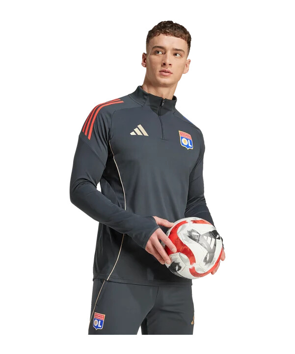mikina adidas olympique lyon competition šedá