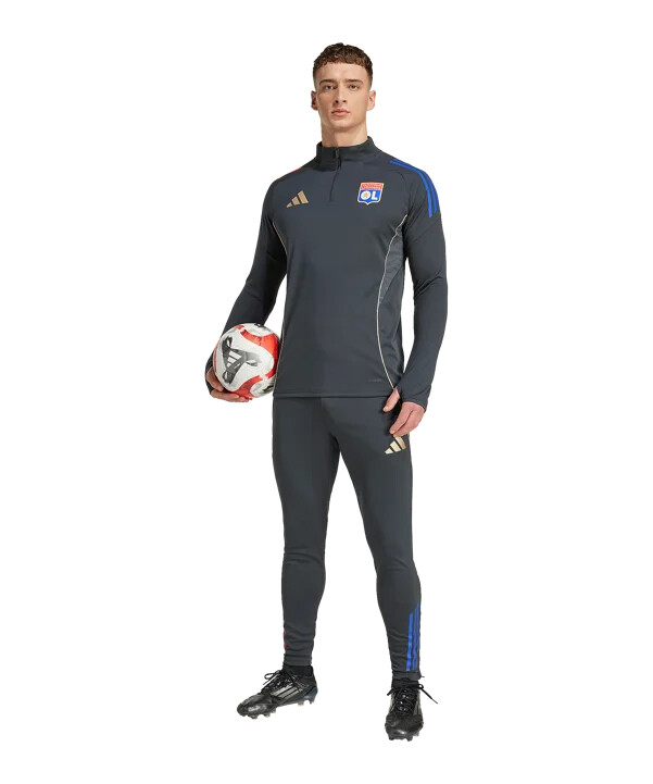 mikina adidas olympique lyon competition šedá