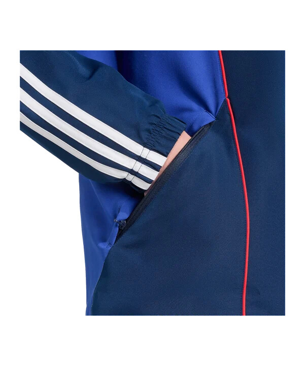 adidas olympique lyon ubp track mikina modrá