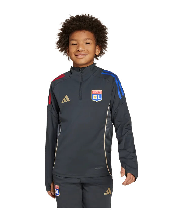 dětská mikina adidas olympique lyon competition šedá