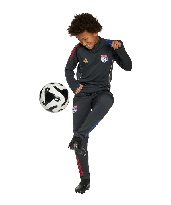 dětská mikina adidas olympique lyon competition šedá