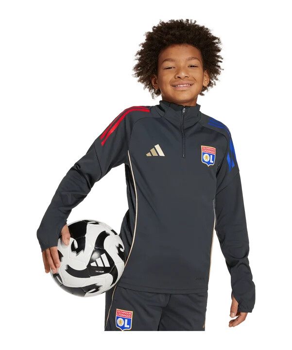 dětská mikina adidas olympique lyon competition šedá