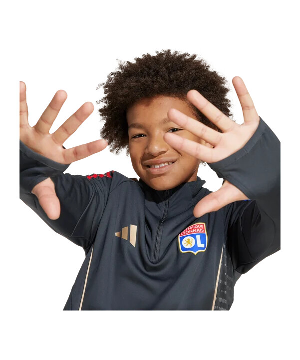 dětská mikina adidas olympique lyon competition šedá