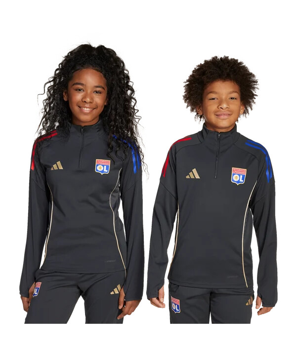 dětská mikina adidas olympique lyon competition šedá