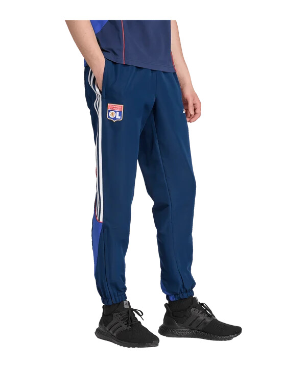 kalhoty adidas olympique lyon ubp track blue