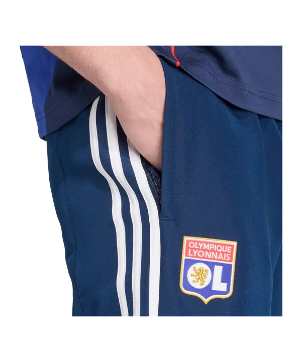kalhoty adidas olympique lyon ubp track blue