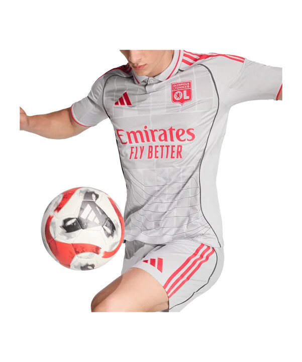 adidas olympique lyon 3rd jersey 20252026 šedý