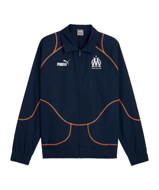 puma olympique marseille ftblstatement training jacket blue f24
