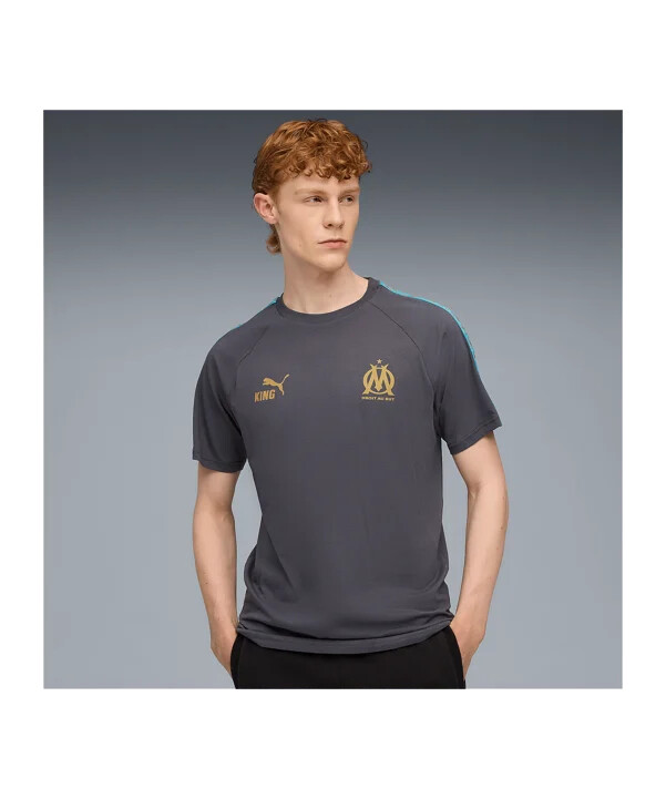 tričko puma olympique marseille king šedé f19