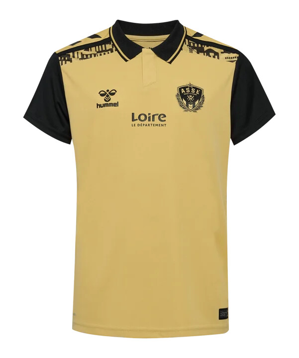 dětský dres hummel as st. etienne 3. kolo 20242025 černý f5132