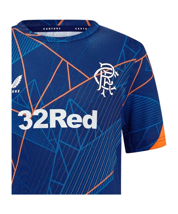 tričko castore glasgow rangers league matchday modré f033