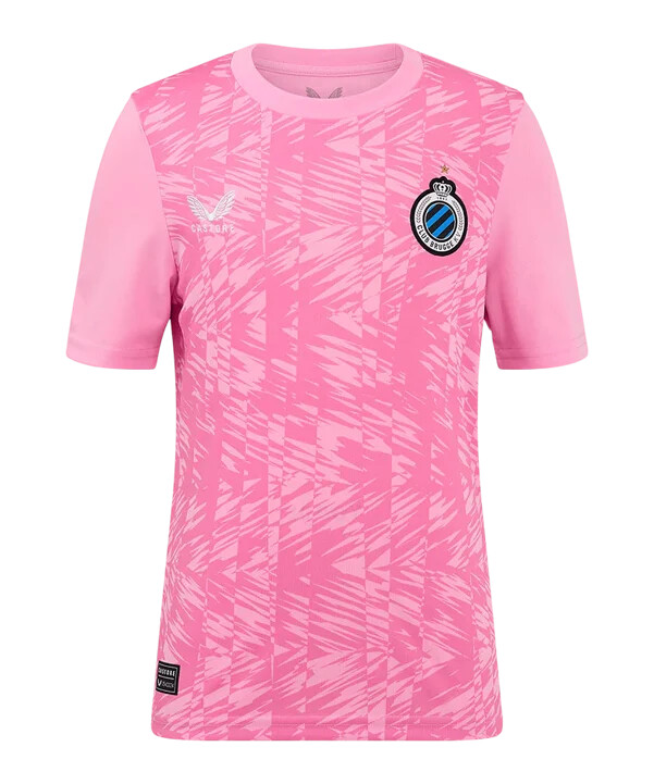 brankářský dres castore fc bruggy 20242025 růžový f160