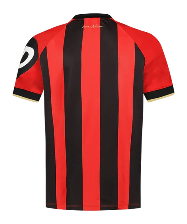 le coq sportif ogc pěkný domácí dres 20242025 dětský červený