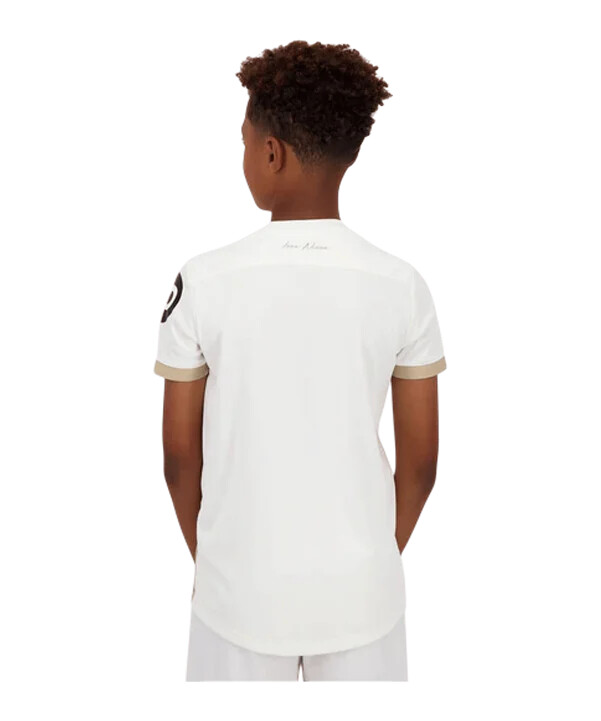 dětský venkovní dres le coq sportif ogc nice 20242025 bílý
