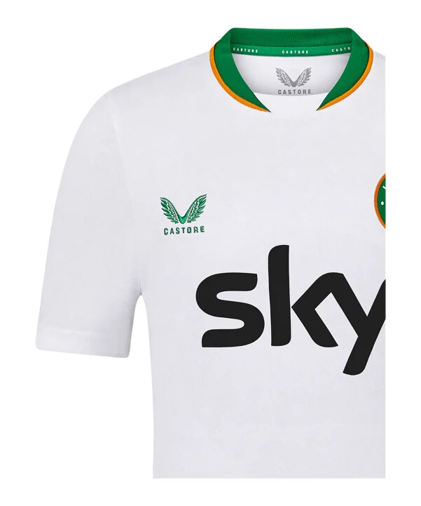 dětský venkovní dres castore irsko 2024 bílý f001