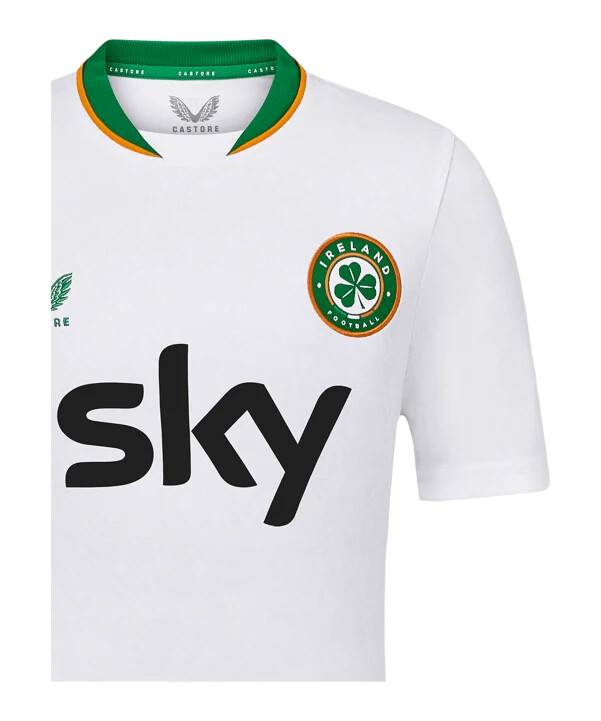 dětský venkovní dres castore irsko 2024 bílý f001