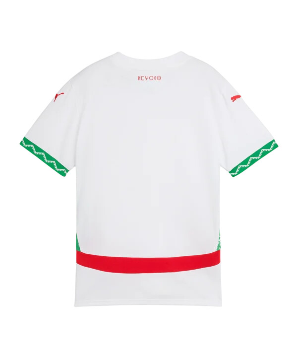 dětský venkovní dres puma morocco jr 20242025 bílý f02