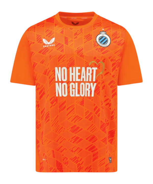 venkovní brankářský dres castore fc bruggy 20252026 červený f080