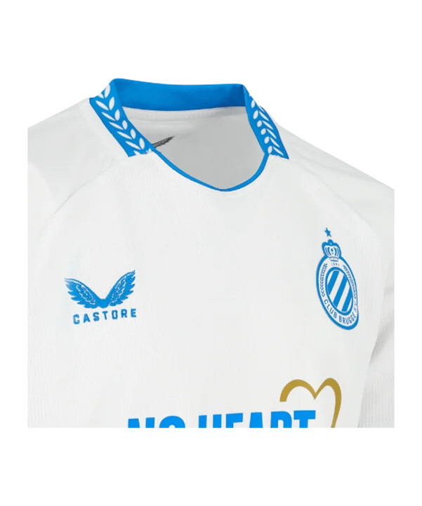 venkovní dres castore fc bruggy 20252026 bílý f123