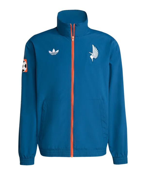 bunda adidas new england revolution anthem bílá