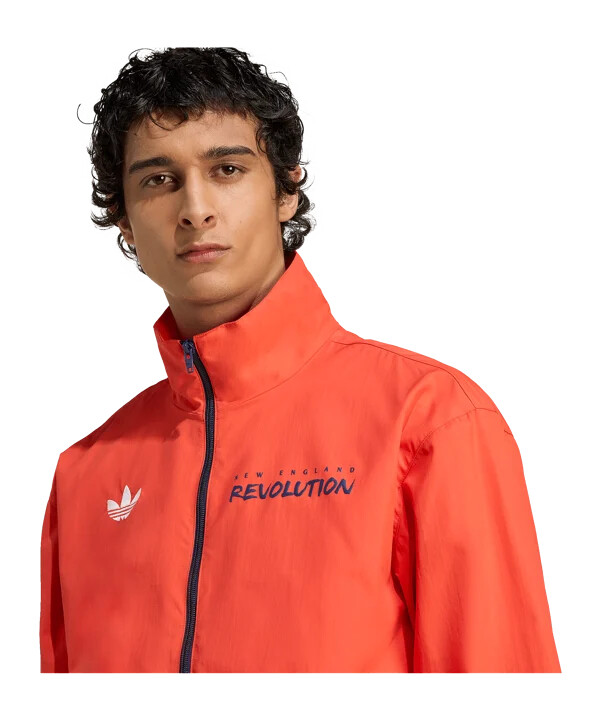bunda adidas new england revolution anthem - červená