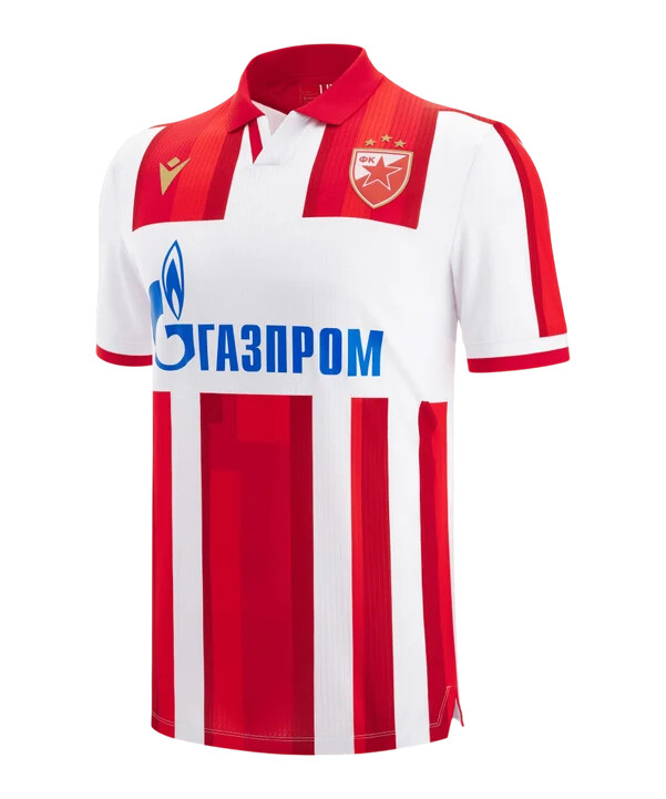 domácí dres macron red star bělehrad 20252026 bílý