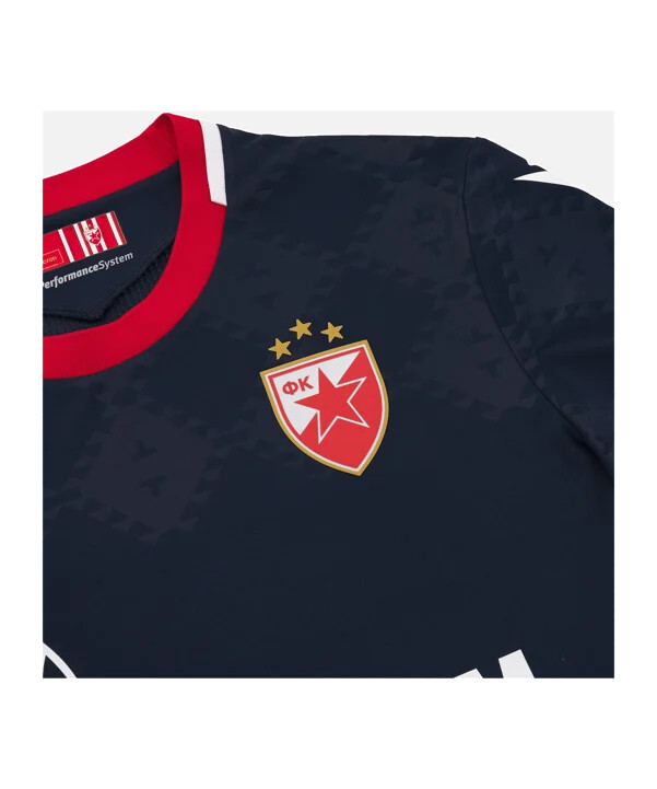 venkovní dres macron red star bělehrad 20252026 modrý